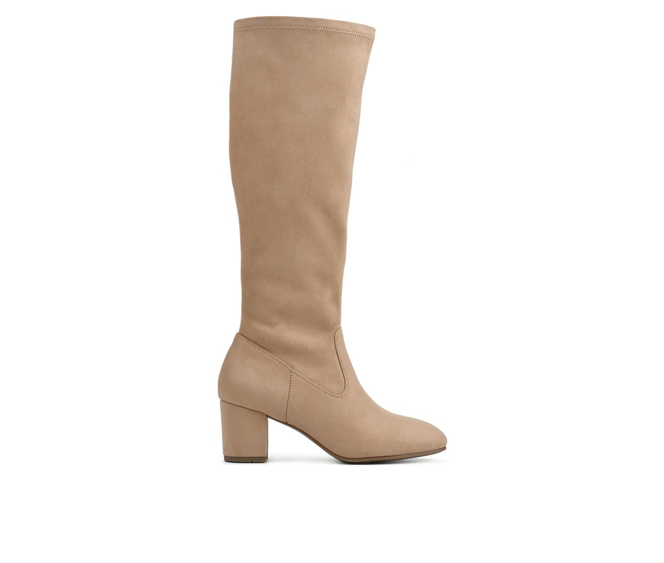 Women's White Mountain Freesia Heeled Knee High Boots