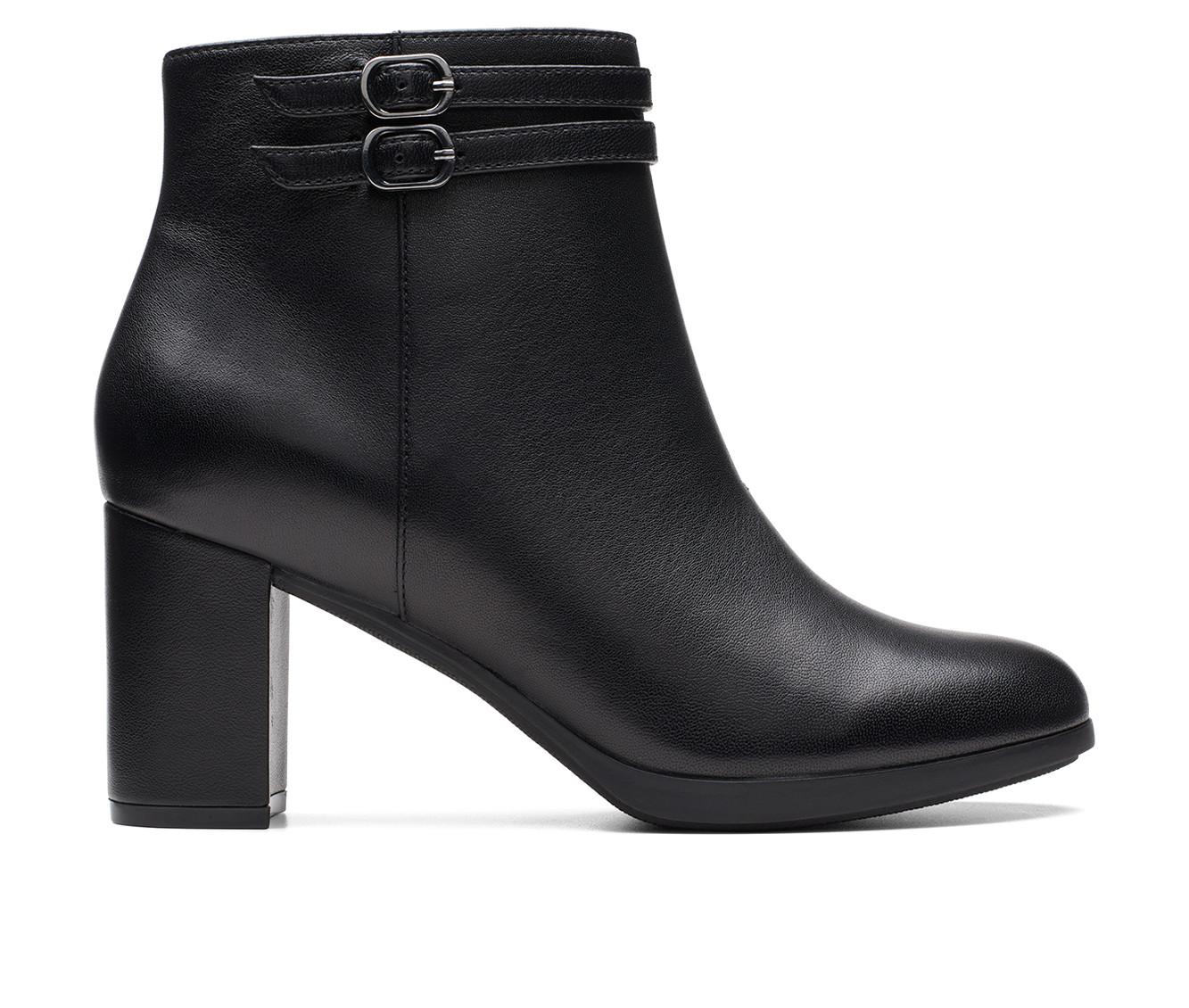 Clarks heeled booties sale