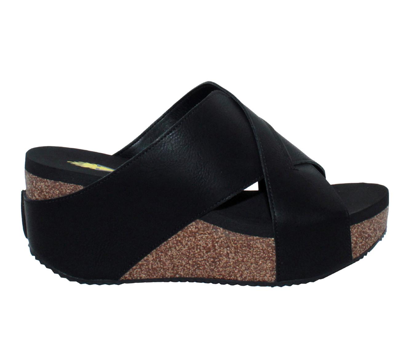 Volatile black hot sale flip flops