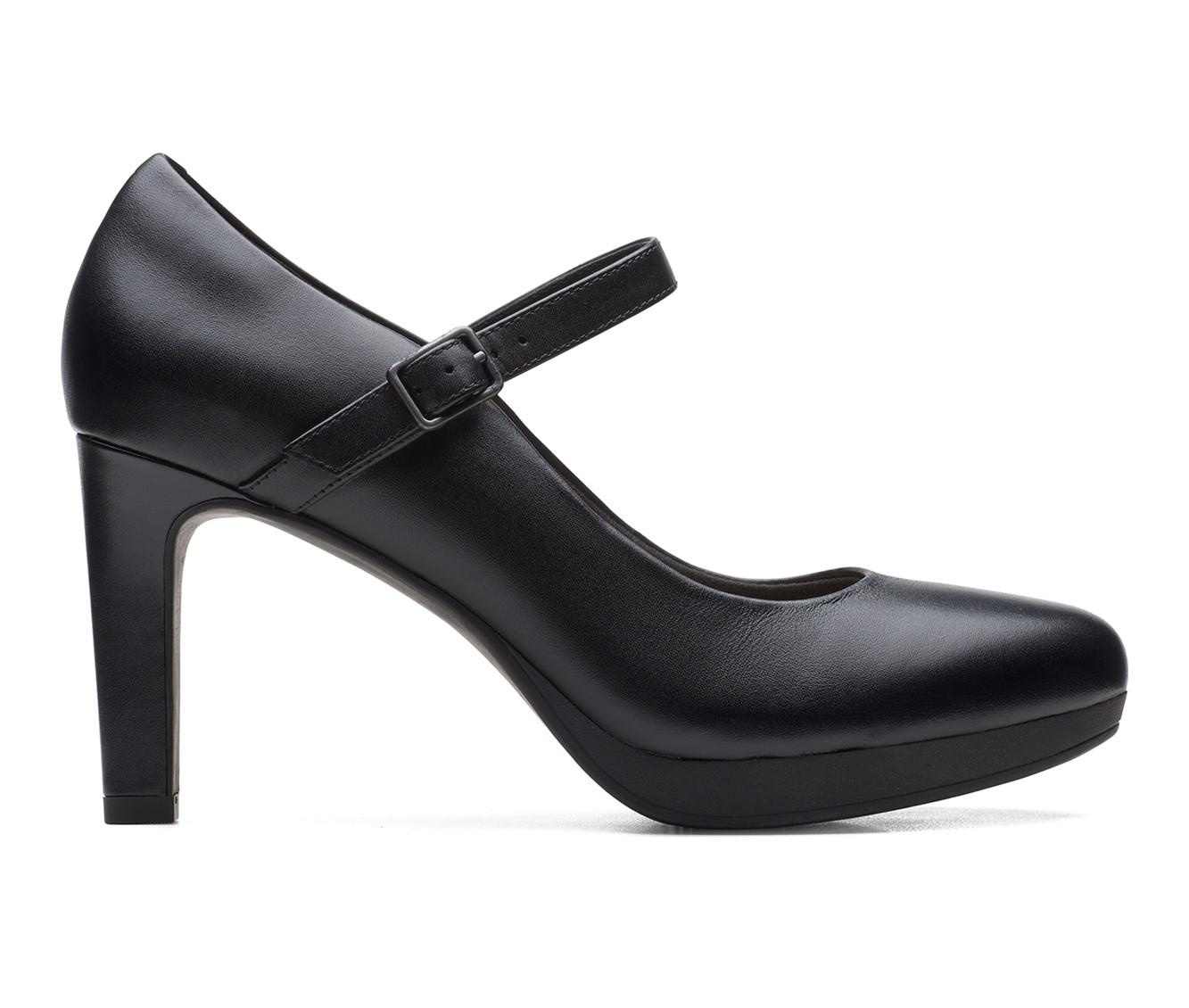 Clarks black pumps sale online