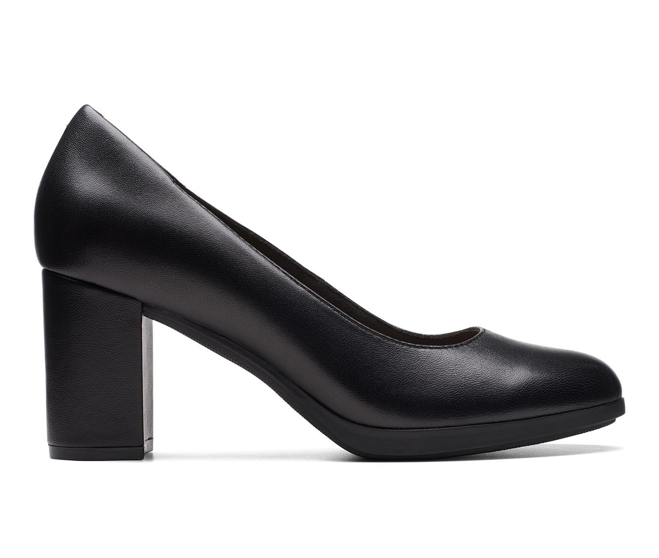 Clarks clearance wide heels