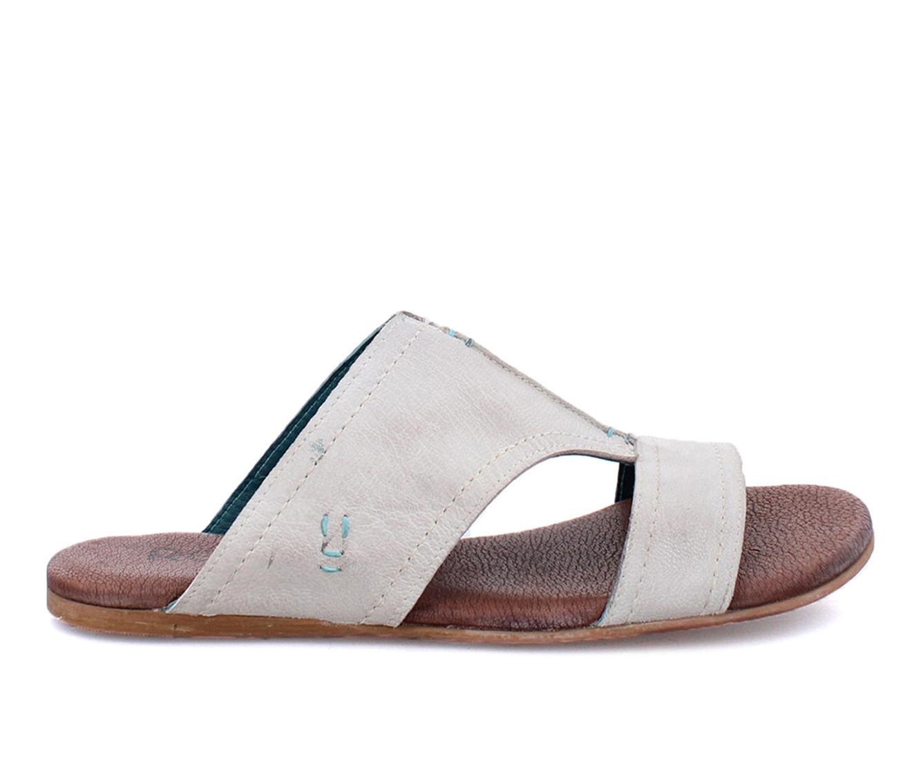Sandali ROAN By Bed Stu Donna Taglia 8 – Pelle Marrone Effetto Invecchiato, Modello IRIE Flat