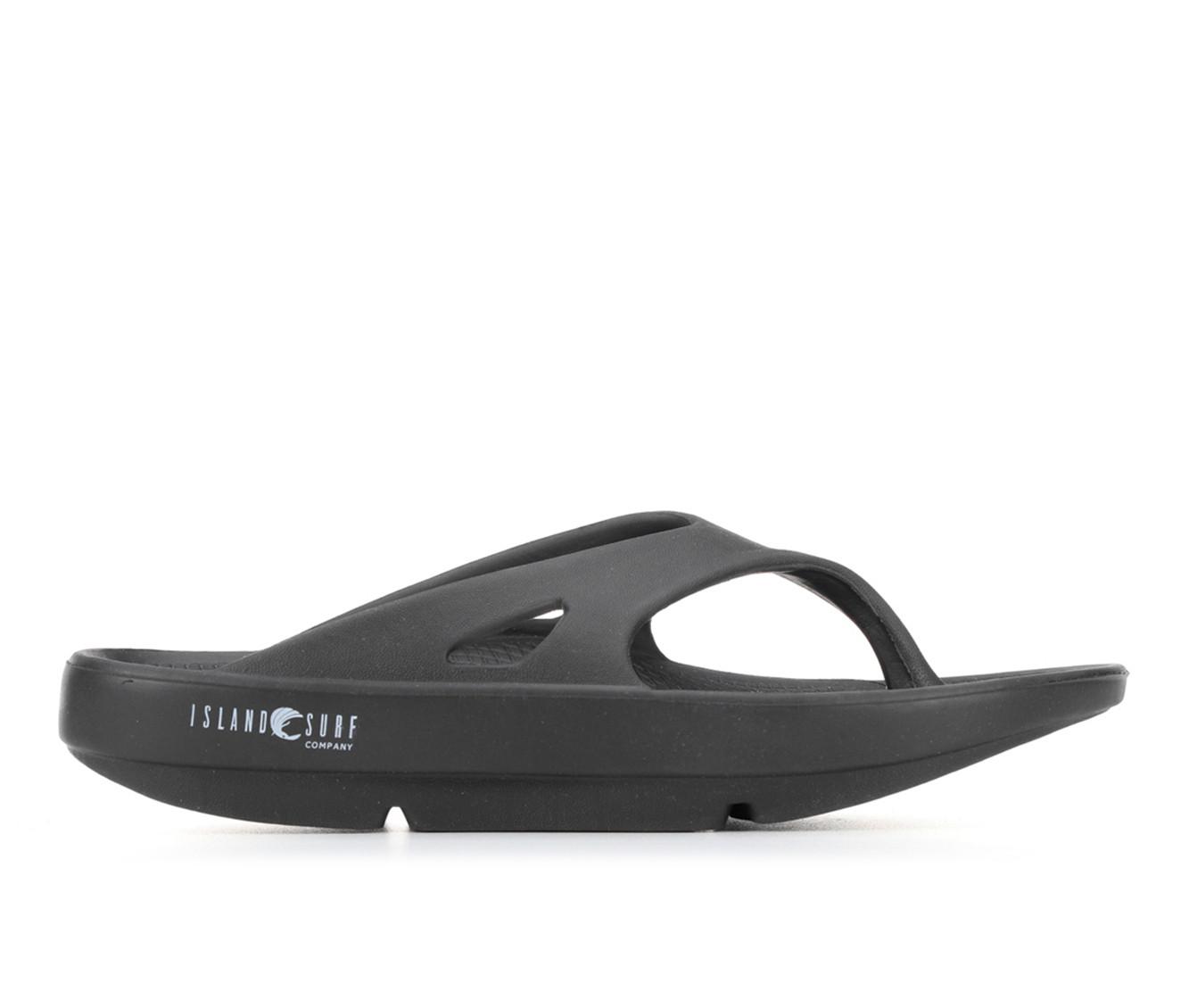 Island Surf Company FCM Black Flip Flop Sandals Comfort Beach Men US 7-9 EU40 Island Surf Ease | SHOE SHOW MEGA main image 3