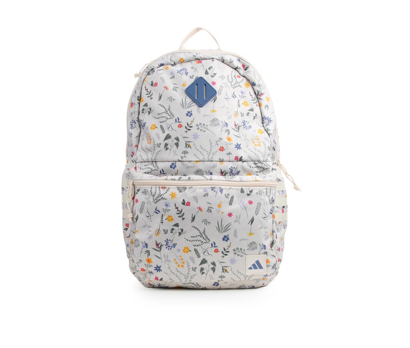 adidas backpack floral Lineage for Laptop, School and Travel, 22L Its spacious compartment has a zipper closure so you can keep your belongings stored safely and close at hand adidas | Accessories | Adidas