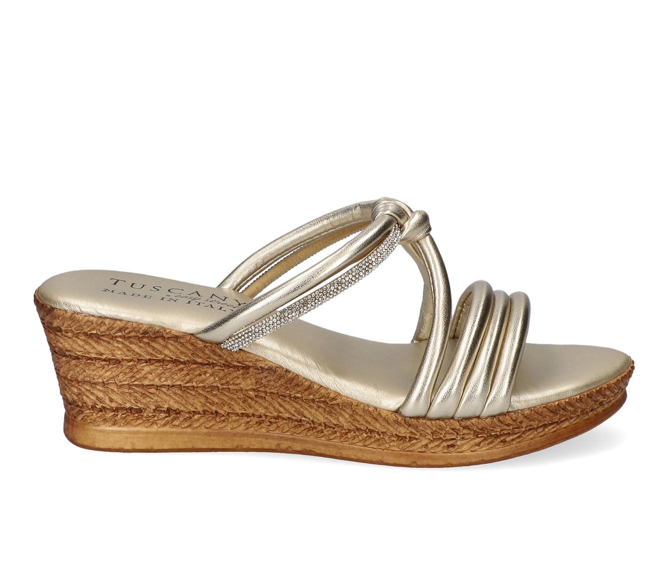 Tuscany by easy street calla women's sale wedge sandals