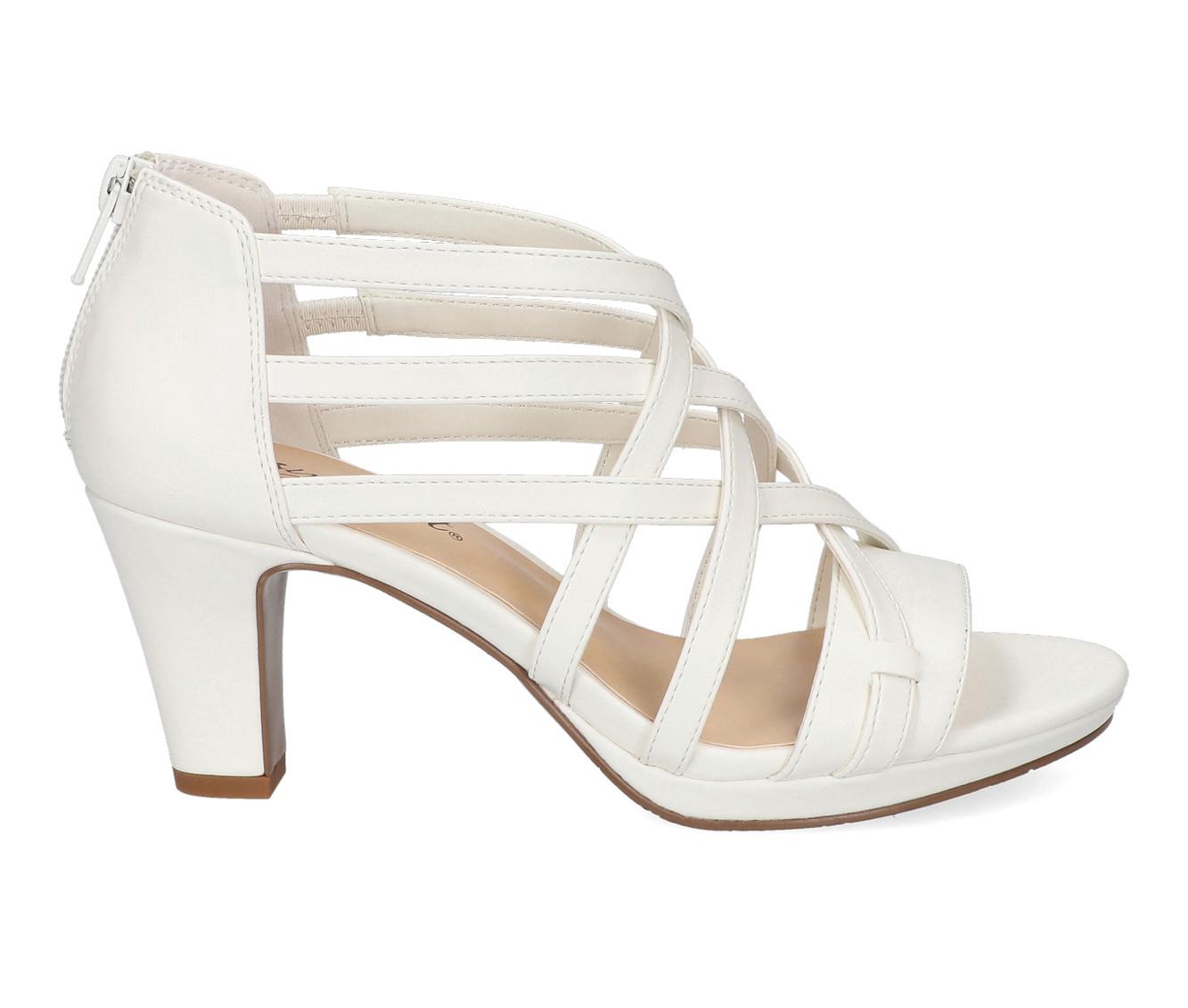 Womens white dressy on sale sandals