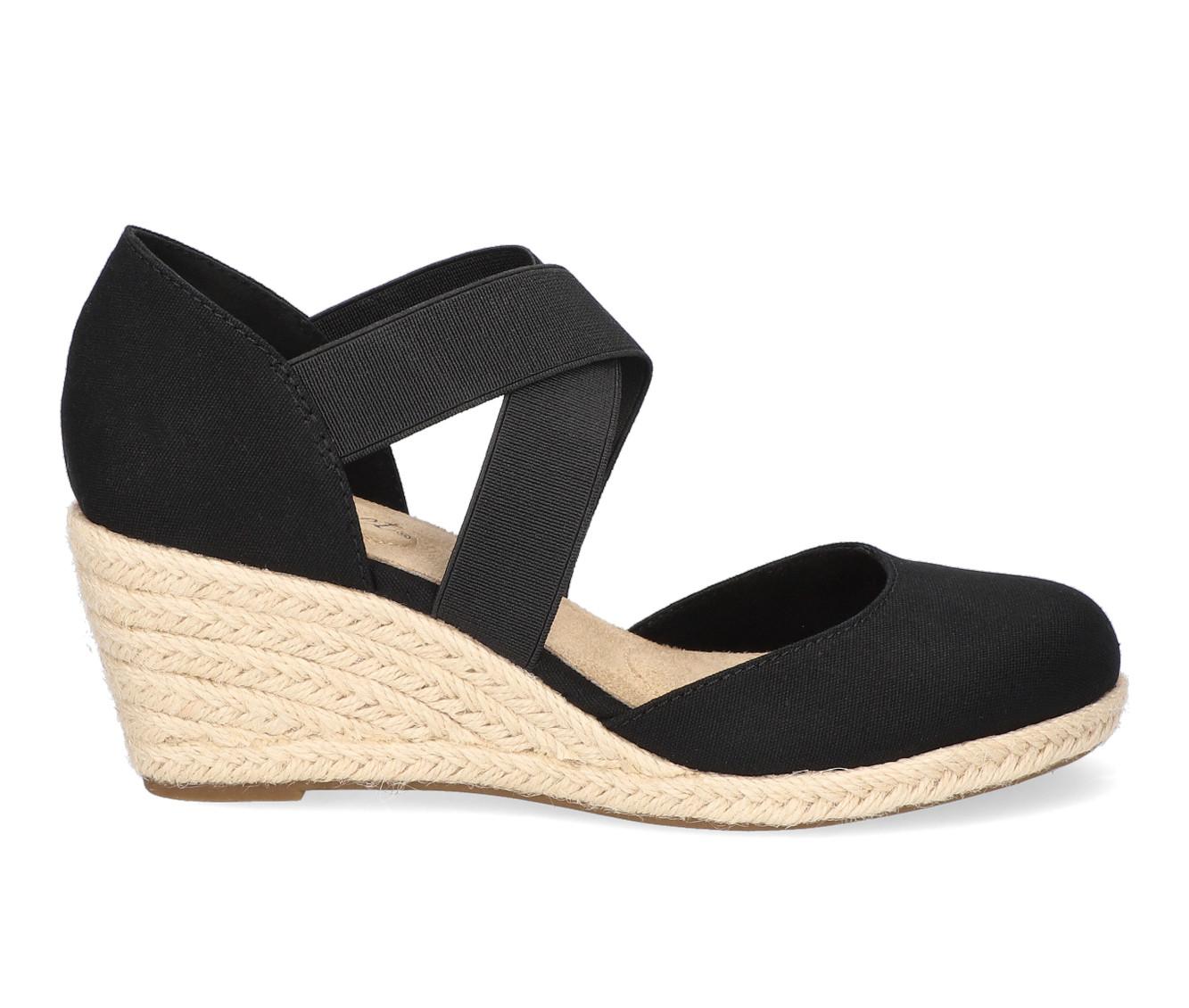 Black wedges 2024 shoe carnival