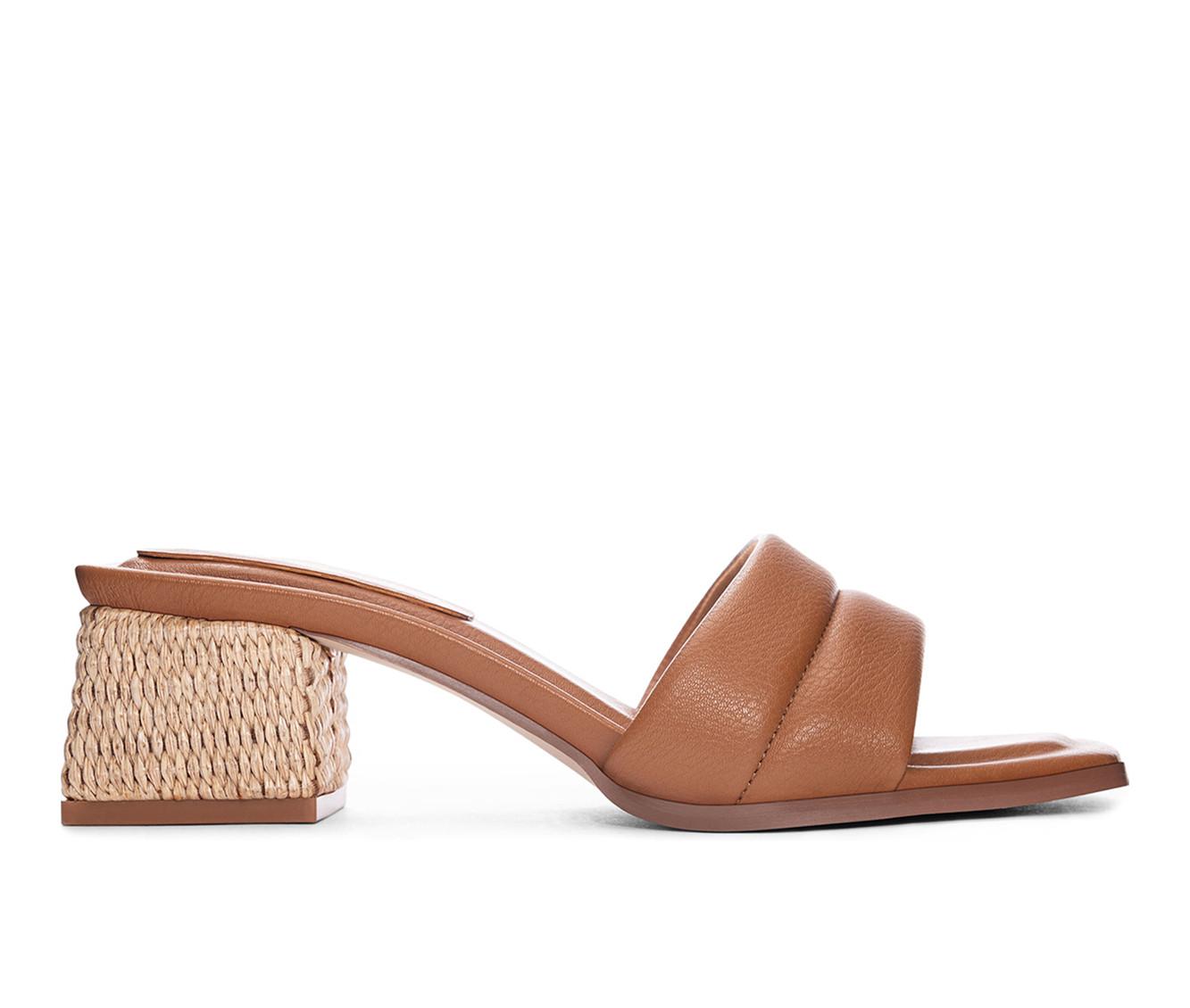 Chinese Laundry Women's YANTI Heeled Sandal - Double Strap Block Heel, Squared Toe, Dress Casual Slip-On