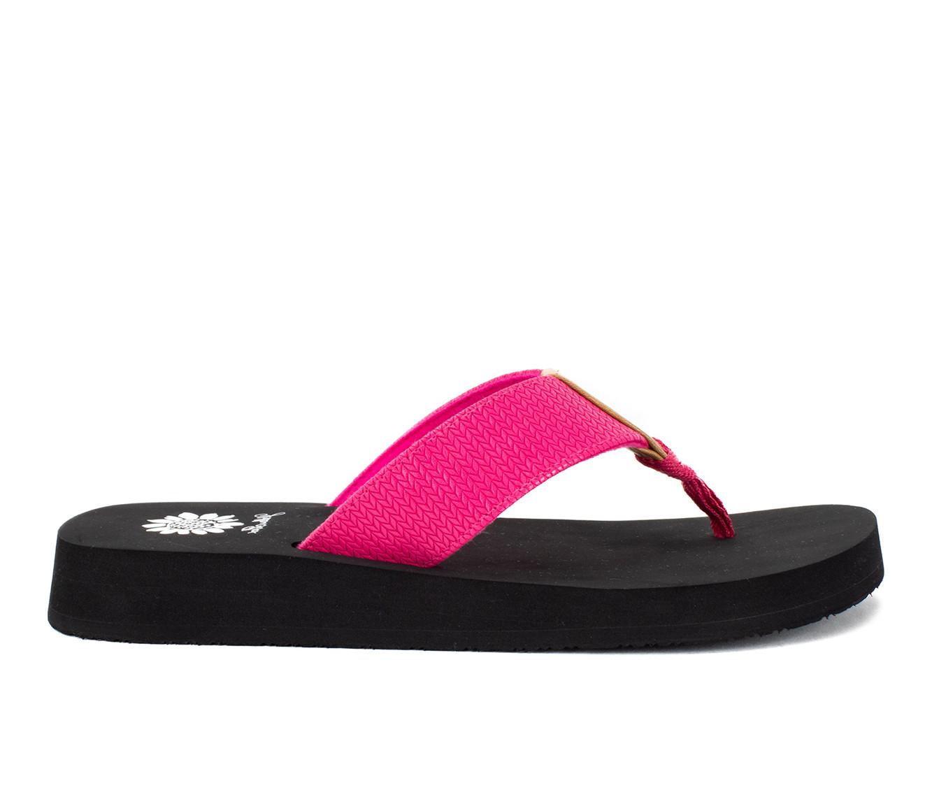 Women's Yellow Box Sharen Flip-Flops