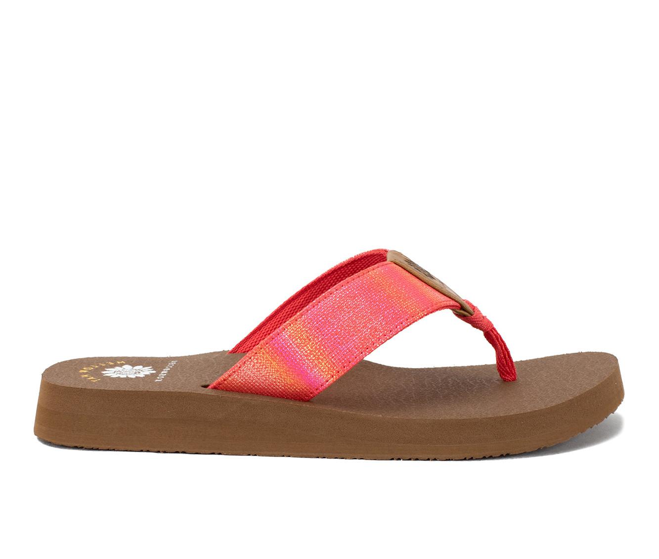 Yellow box 2024 flip flops dillard's