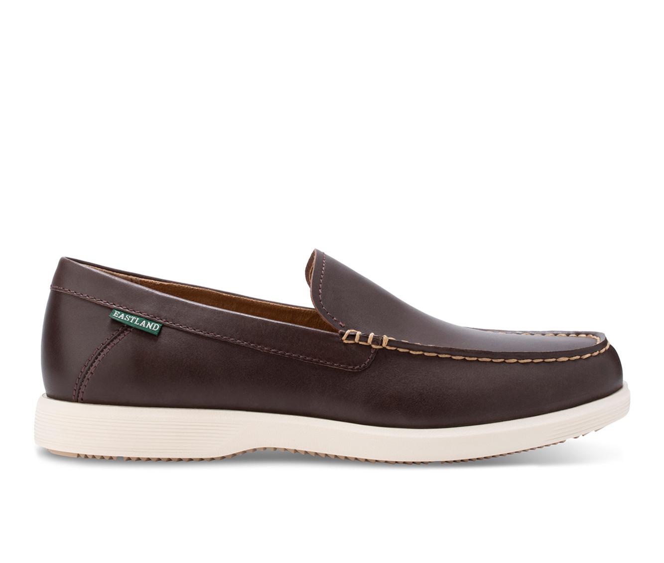 Eastland Sea Dog Scarpe Da Barca Uomo: Pelle Morbida, Mocassino Cucito A Mano, Colore Arachidi, 42 EU