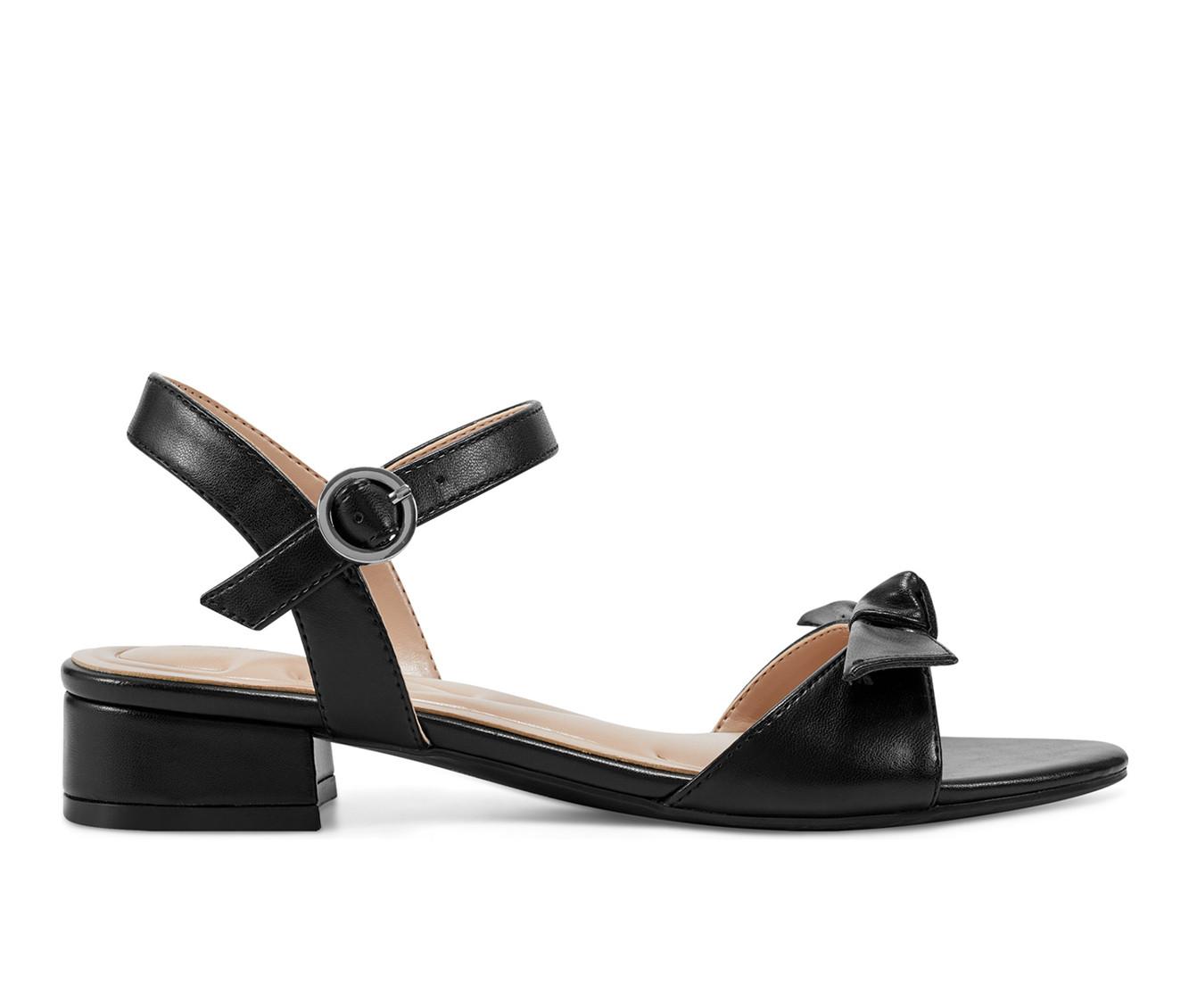 easy spirit black sandals