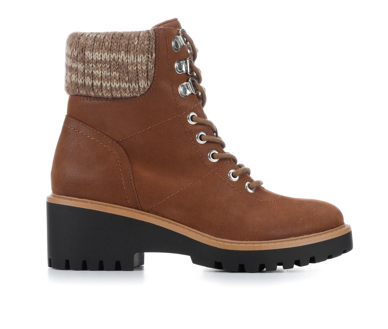 Women's Combat Lace-Up Boots Shoe Carnival