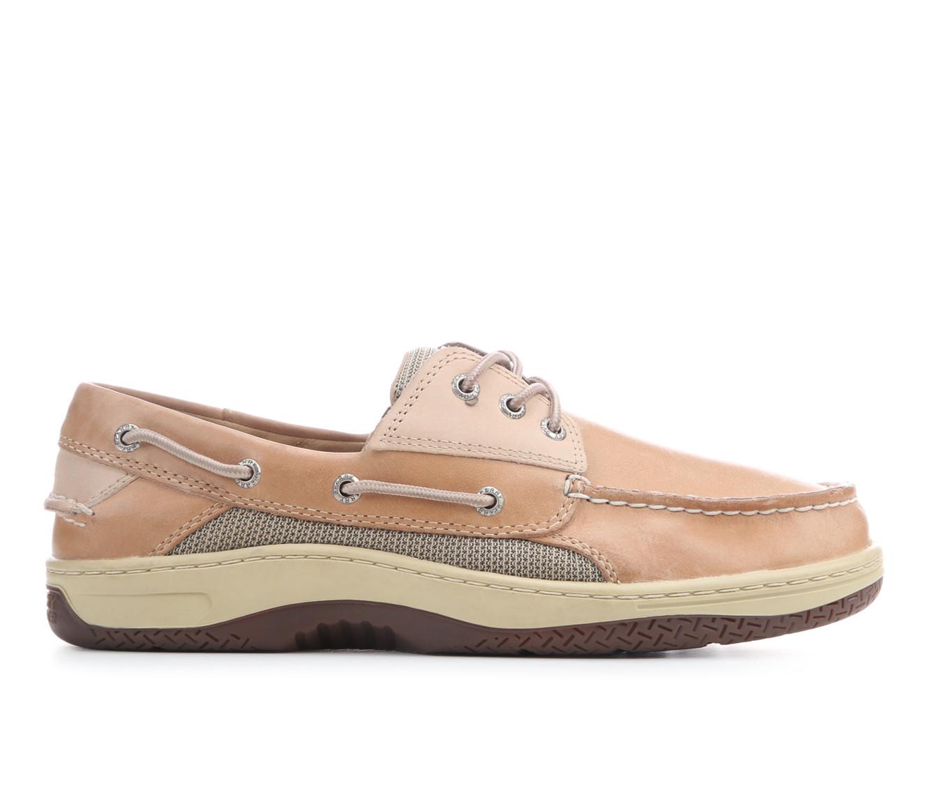 sperry casual dress shoes Sperry Boat Dress Shoes Spring Summer Mens 10.5 Leather Casual Flats Blue  Gray