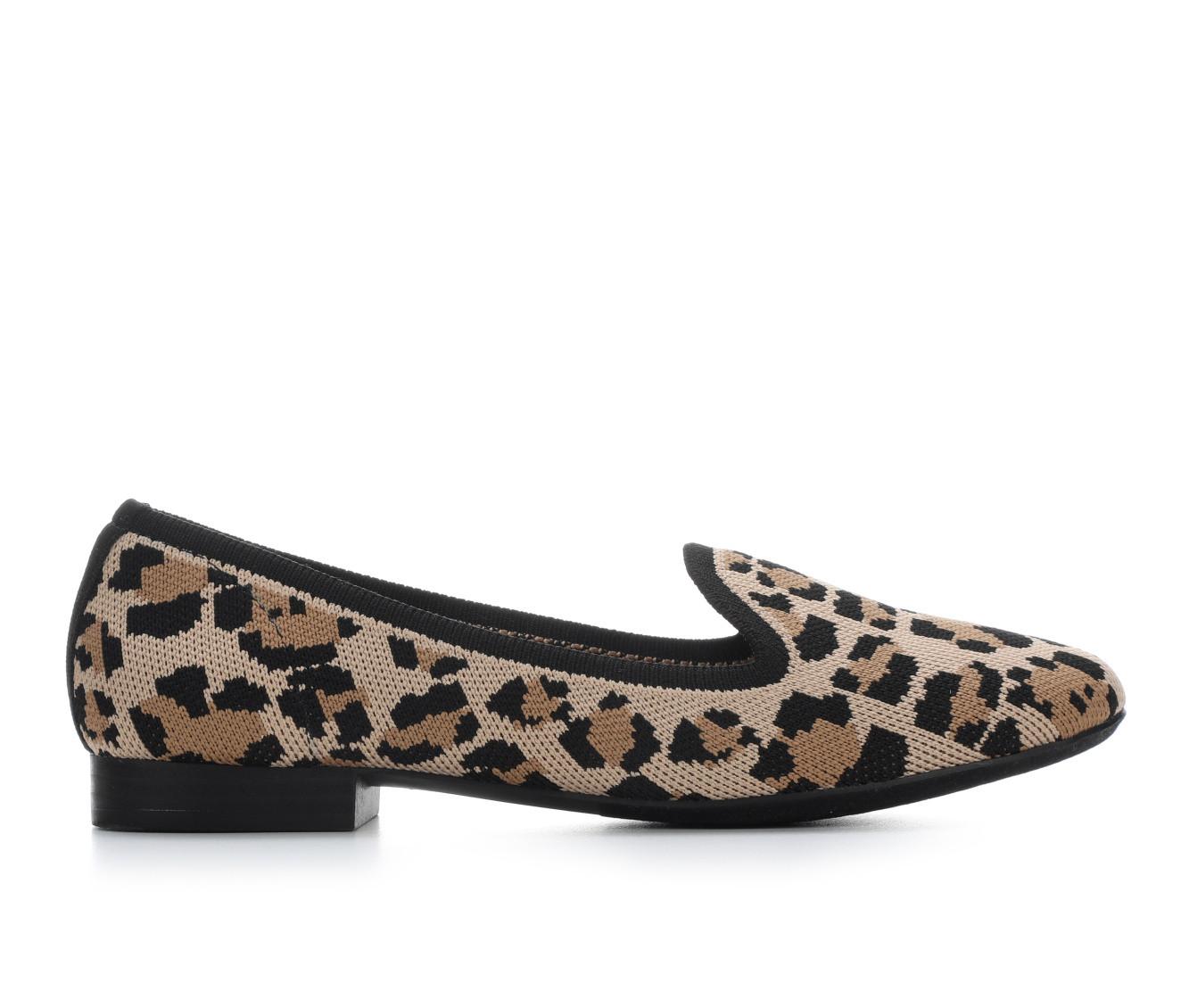 Leopard Print Dune Flatform Loafers Dune Pony Skin Court Shoes
