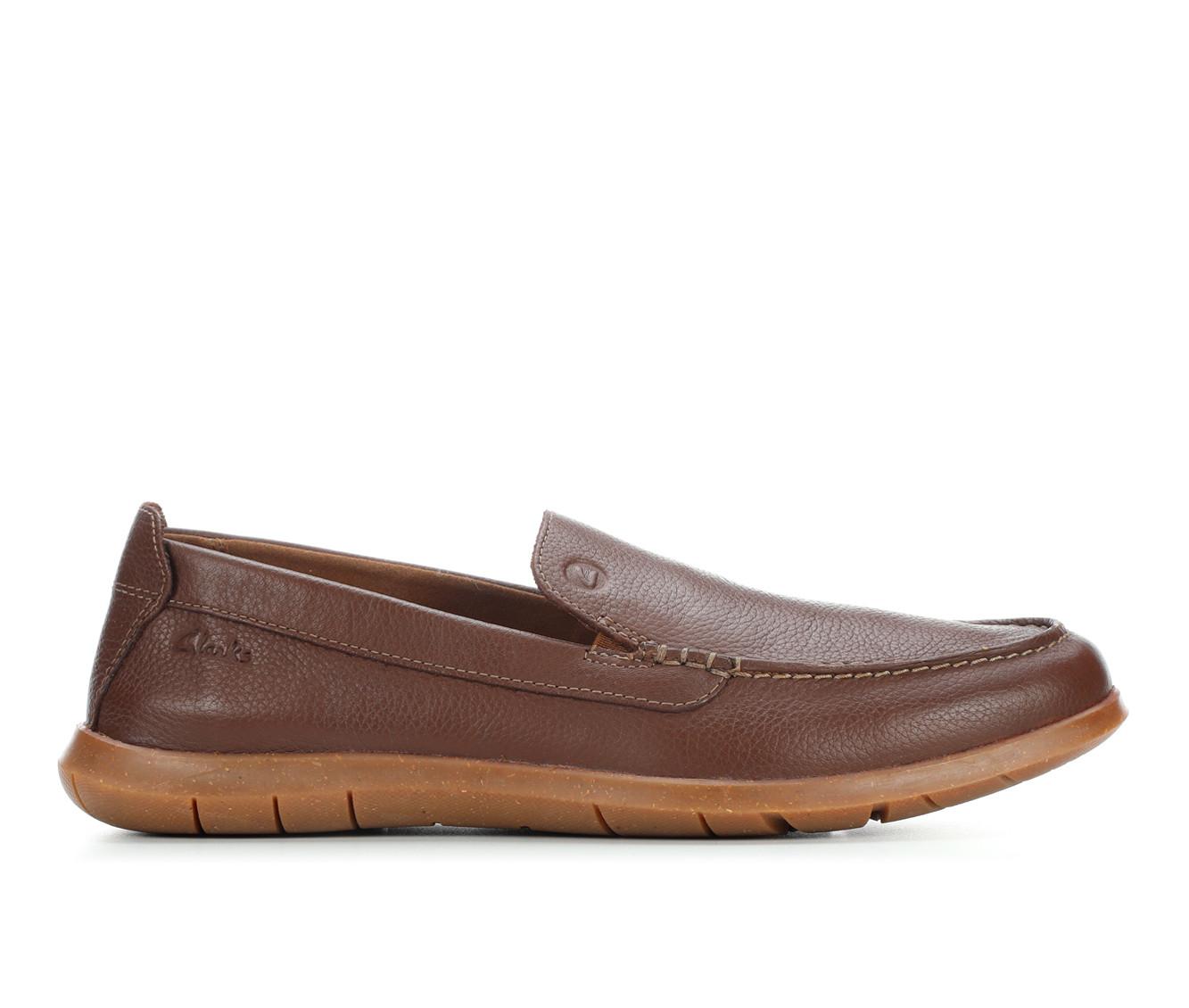 Clarks Mens Size‎ 12 W Brown Leather Slip On Soft Cushion Comfort Loafer Shoes Clarks Craftwell Step Loafer - Free Shipping | DSW main image 2