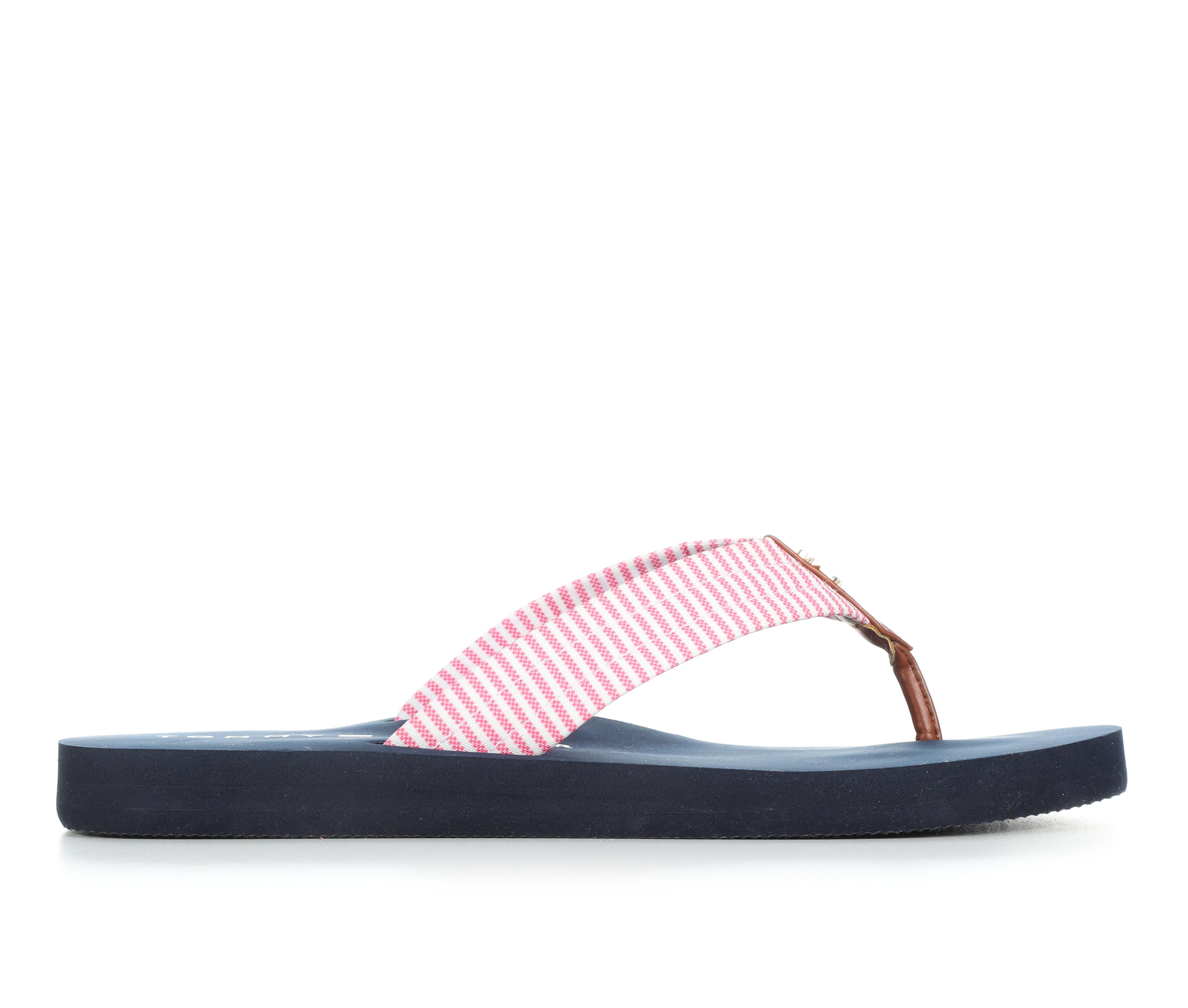 Casual Wear Tommy Hilfiger Wedge Flip Flops Womens Tommy Hilfiger