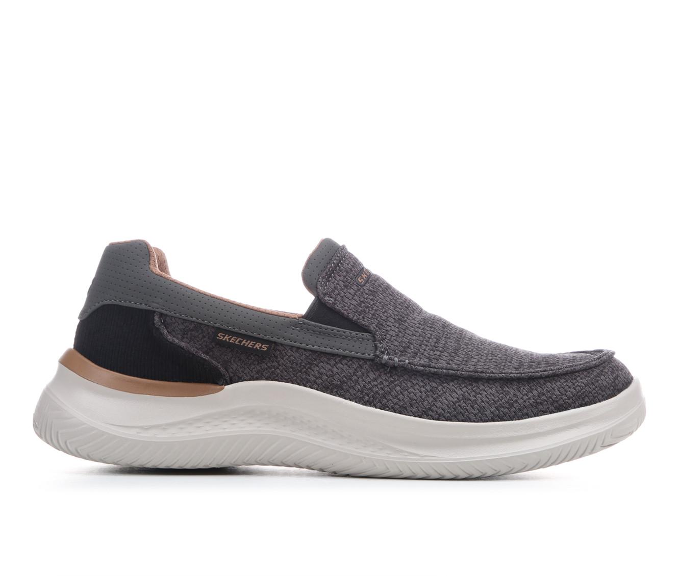 Men\'s Skechers Brand New W/O Tag Casual Slip-On Style Loafers in Charcoal Gray Men main image 4