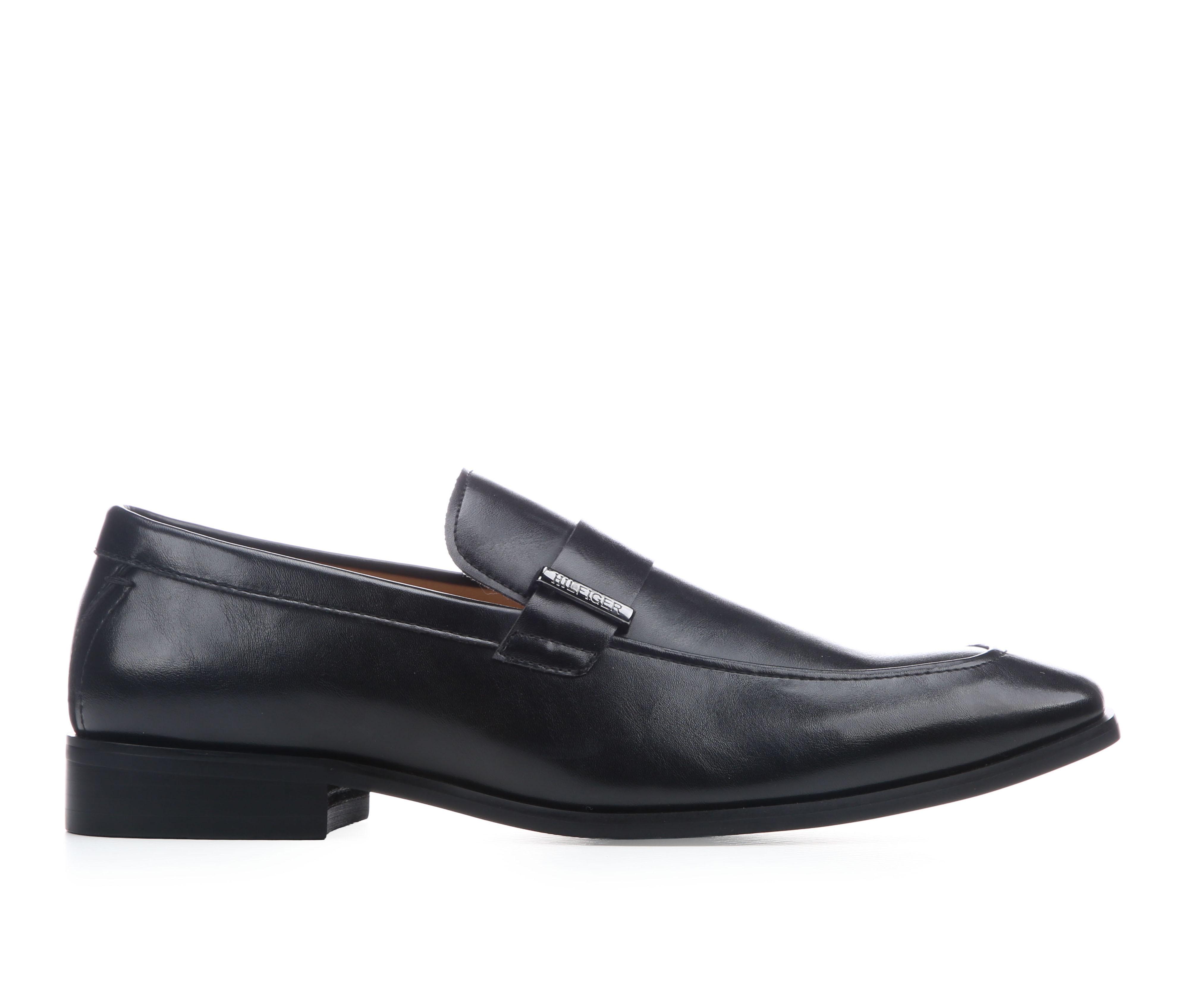 tommy hilfiger men's dress shoes Speer Loafers, Brown, 10M and a cap toe add classic style points to this memory foam cushioned lace New Tommy Hilfiger dress shoes