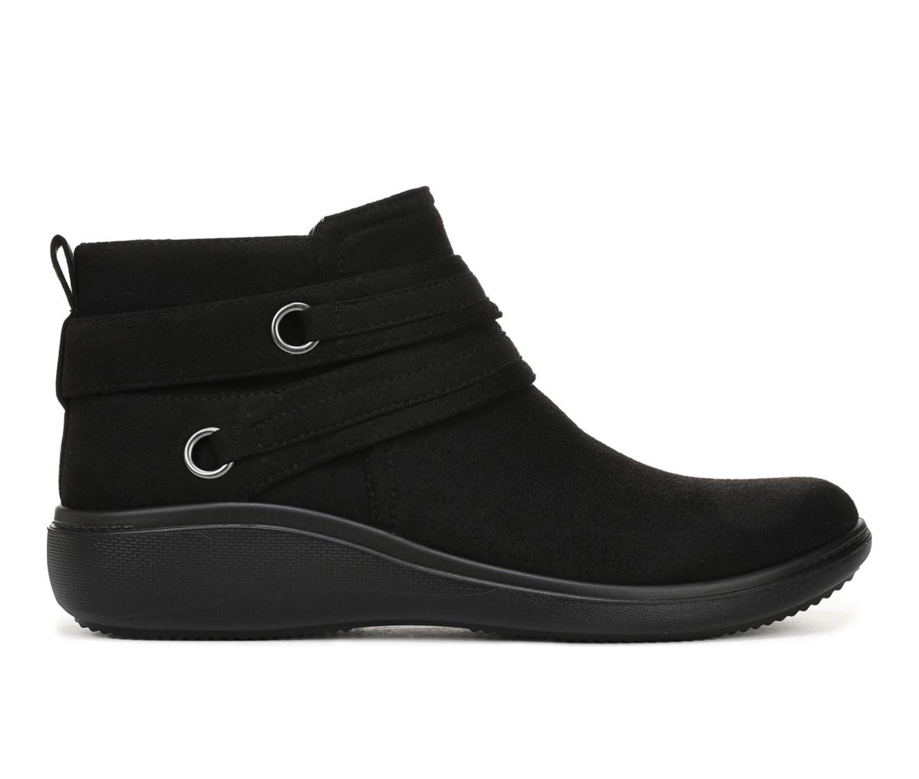LifeStride Marilyn Stivaletti Donna – Tomaia In Microfibra Scamosciata, Tacco 6.4 Cm, Morbida Fodera, Colore Nero, Taglie Varie