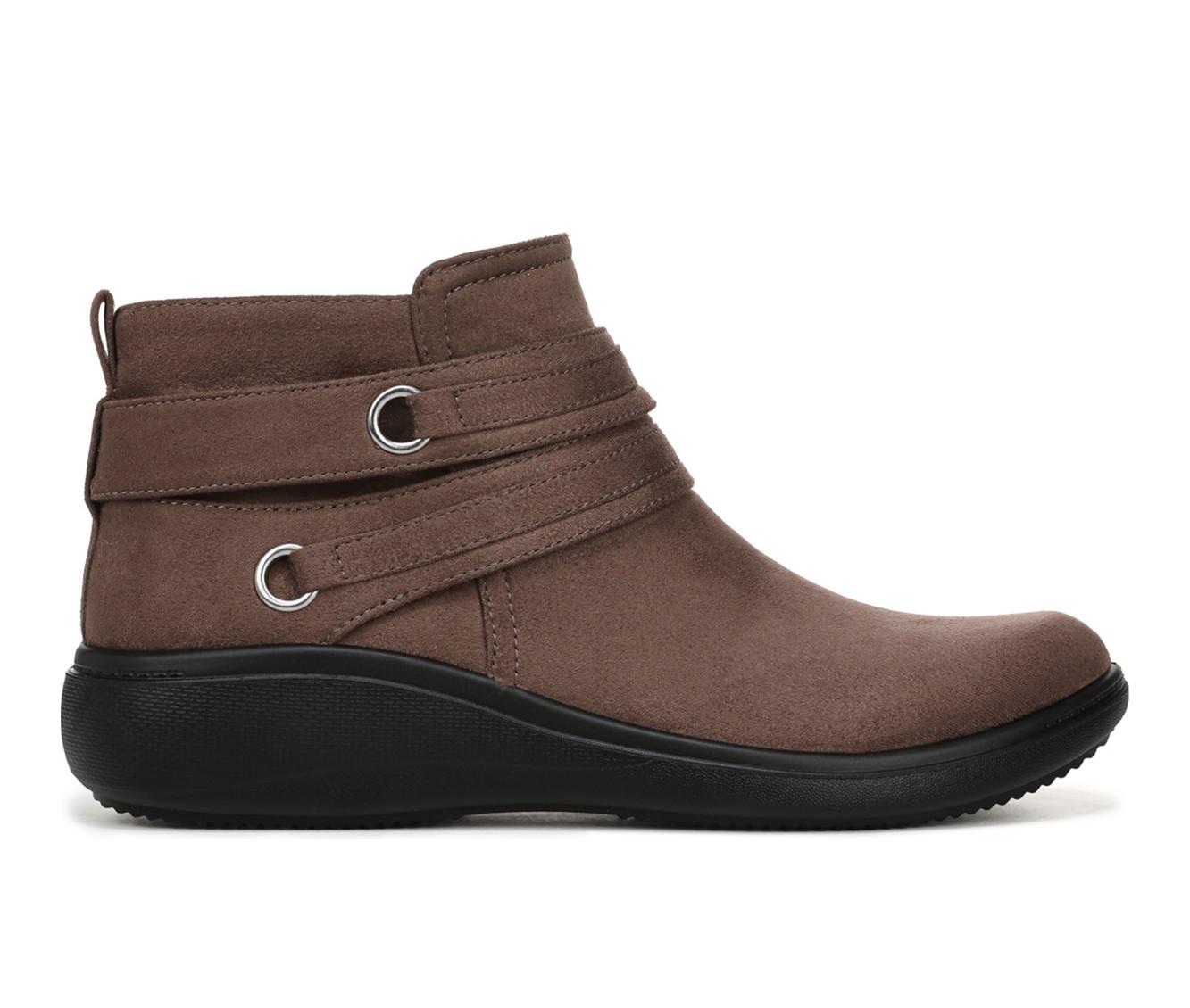 LifeStride Womens Dina Slip On Block Heel