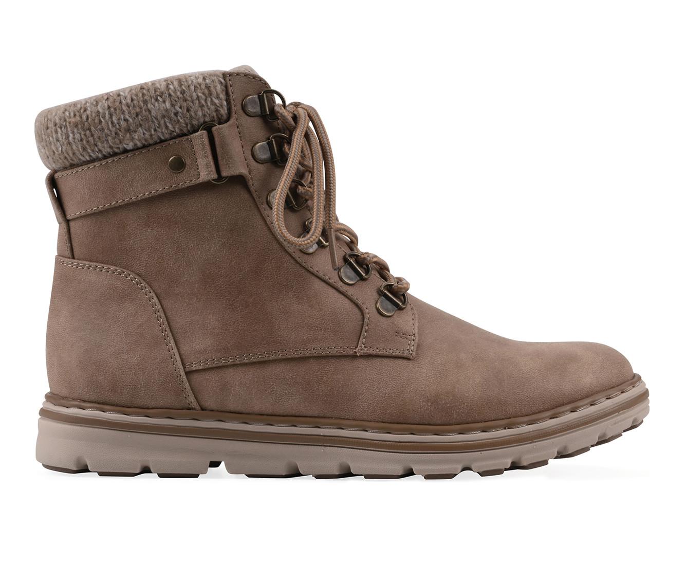 Cliffs By White Mountain Womens Connie Combat & Lace-Up Boots