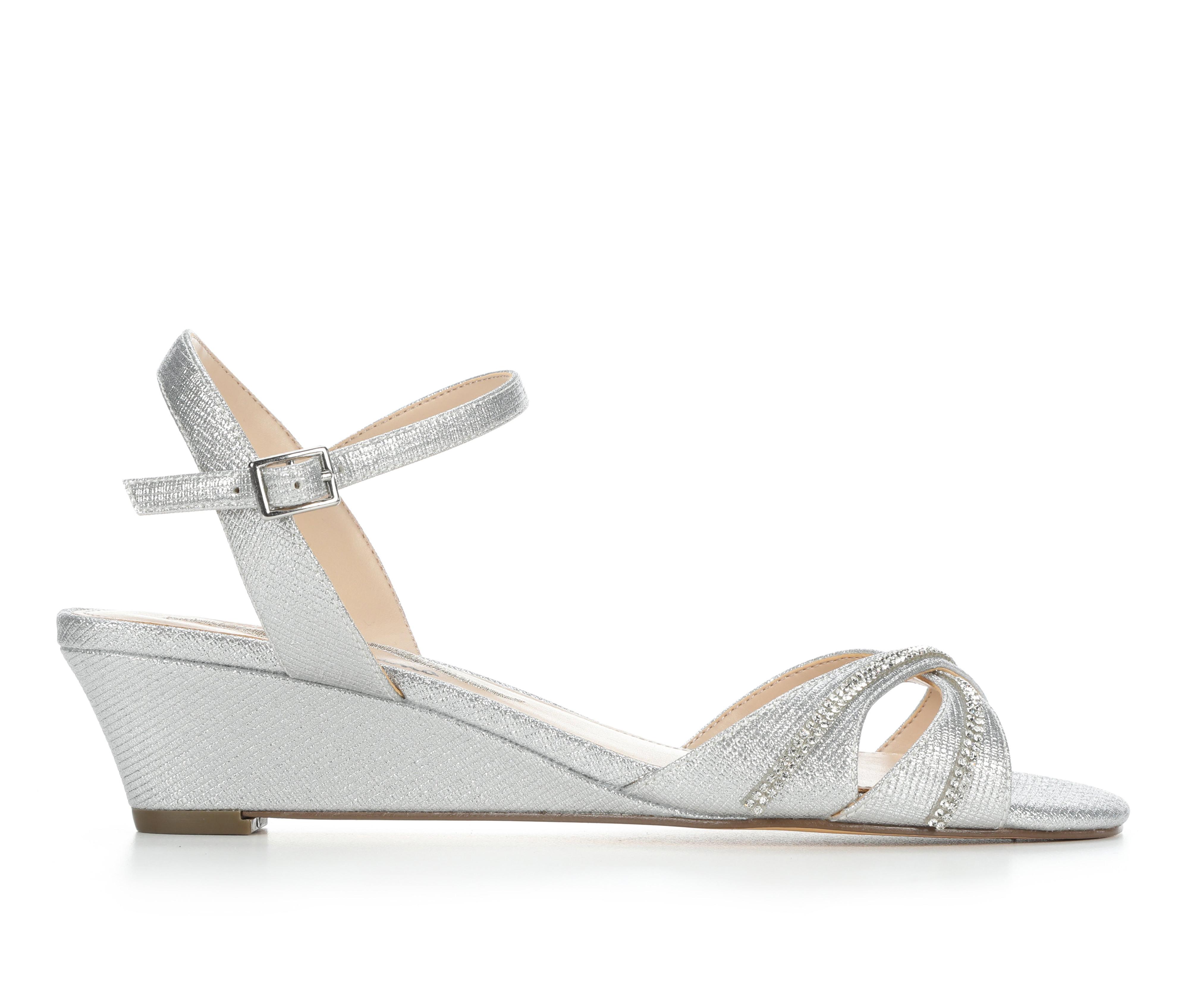 ladies dress sandals shoes Women's Block Heeled Strappy Open Toe Dress Sandals – Diggz Formals main image 0