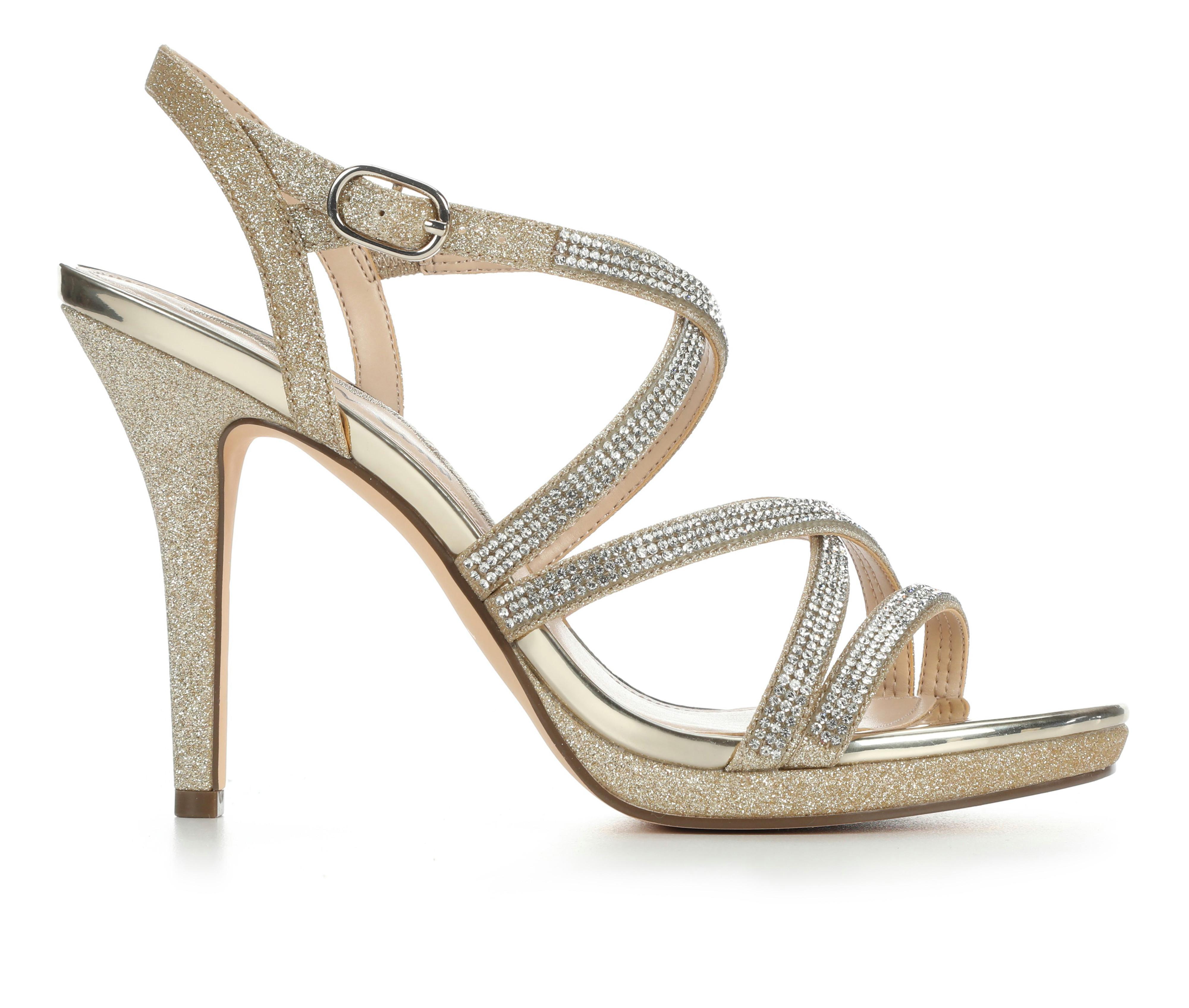 knee length dresses for ladies Women's Wedding Shoes Rhinestone Lace Stiletto main image 1