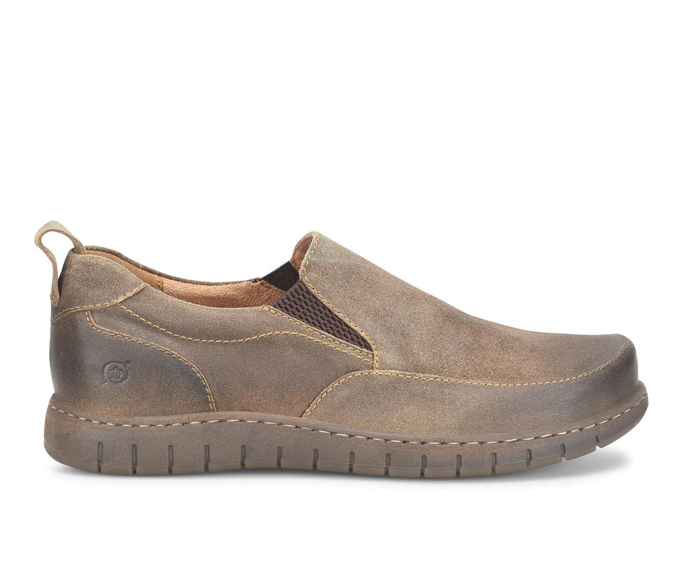 Born Men Slip On Loafer Shoes Mens Size 11M Light Brown Leather Outdoor Casual. Born Shoes Men Nigel Slip On in Rust — Cabaline main image 3