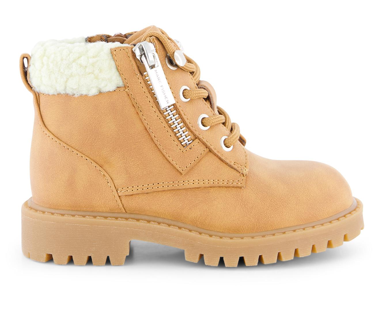 Kids Military Combat Boots – Flannel Lined, Lace Up, Fold Over Cuff, Unisex