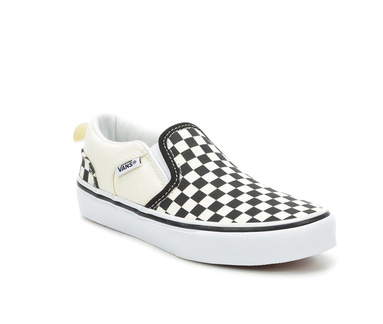 black slip on vans for kids