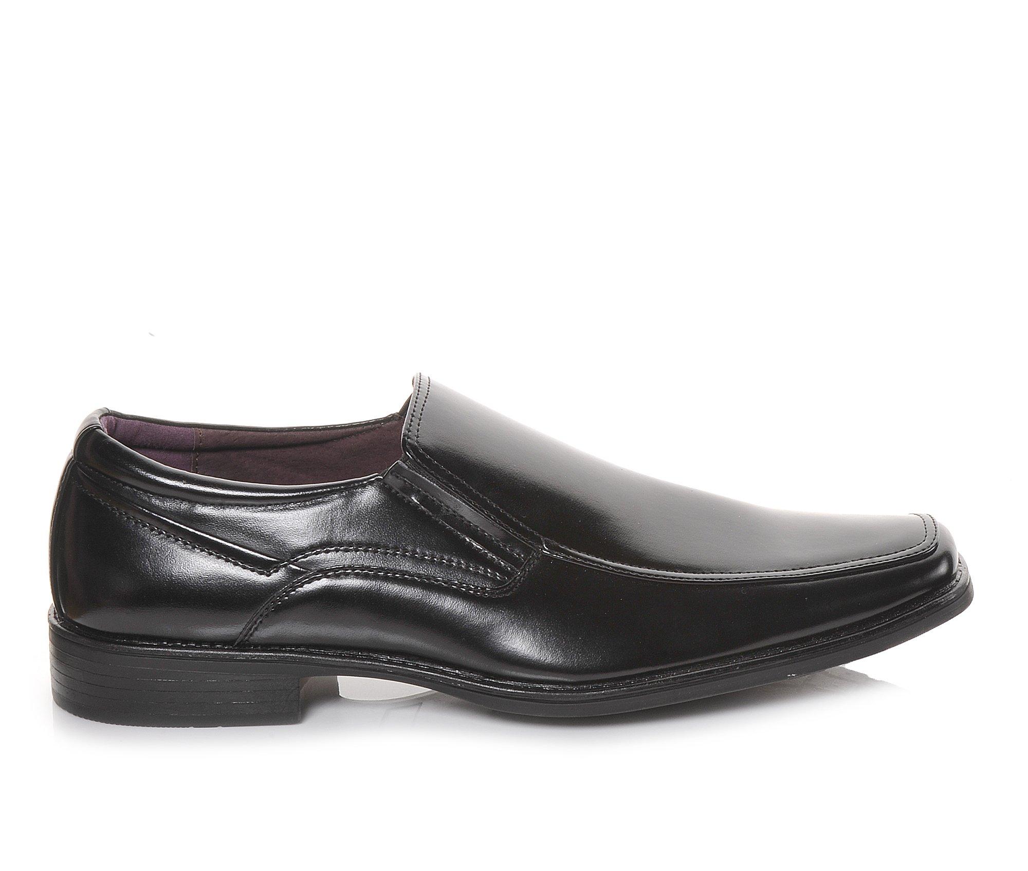 mens black dress shoes slip on