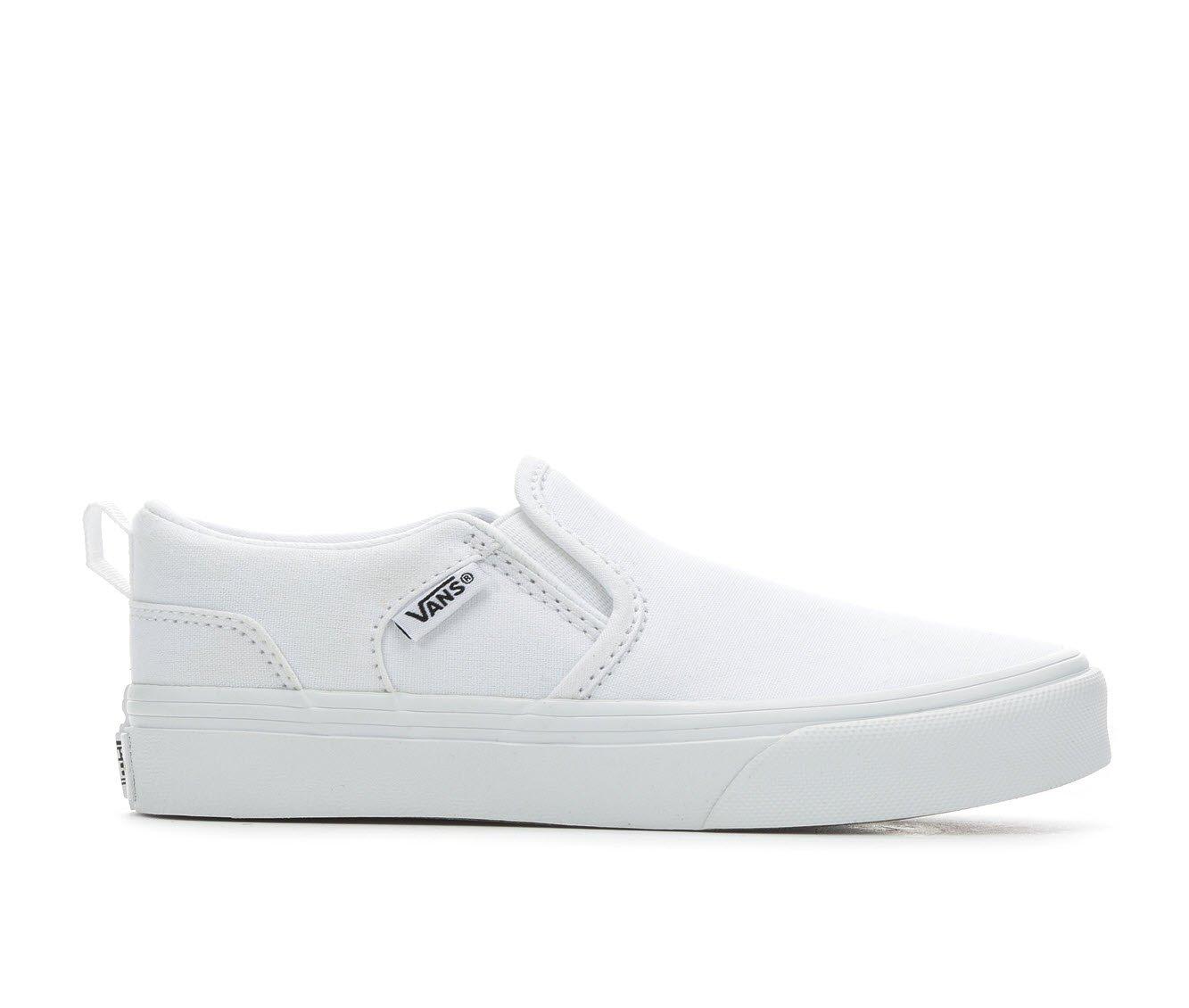 Ladies white clearance slip on vans