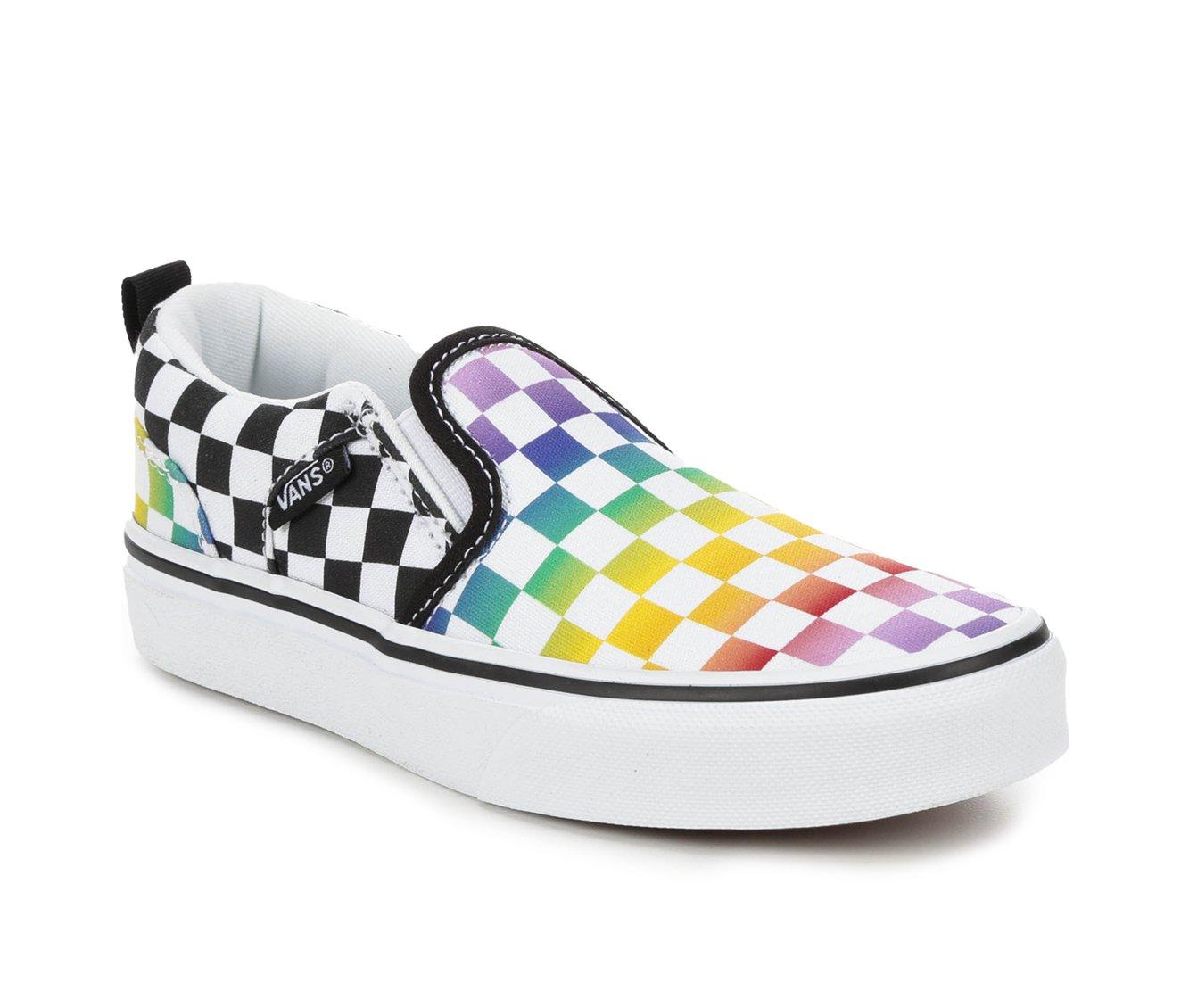 rainbow metallic vans