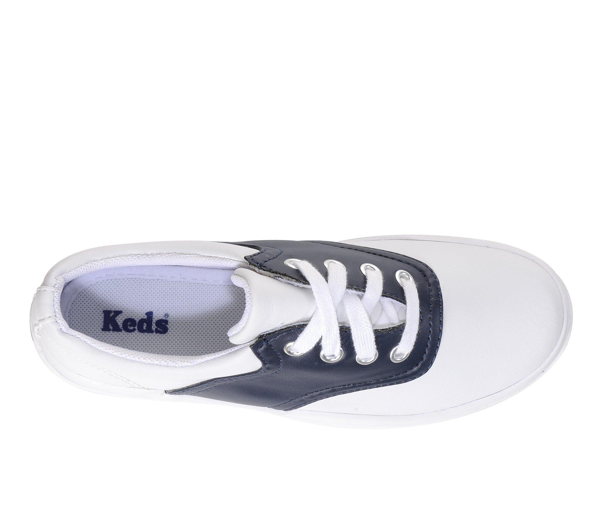 keds navy and white saddle oxfords