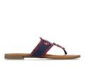 Navy/Red Patent