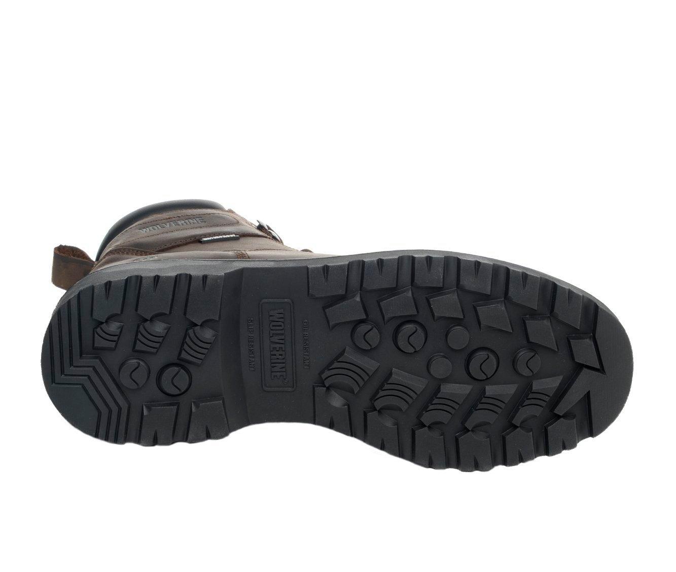 black wolverine pull on work boots