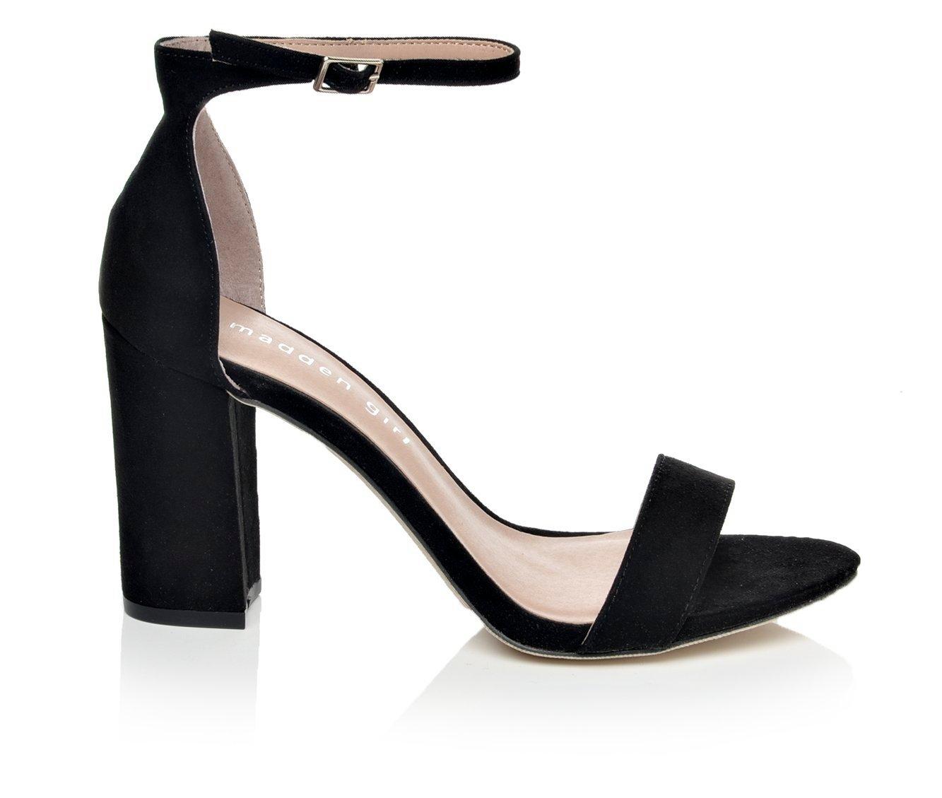 Black block discount heels for women