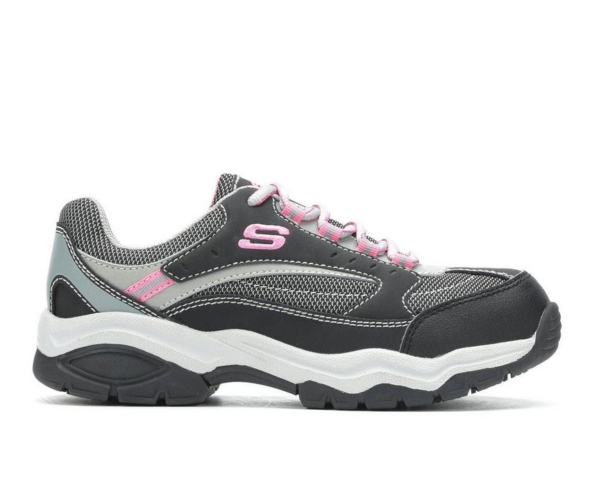 Women'S Skechers Work 76601 Biscoe Steel Toe Work Shoes