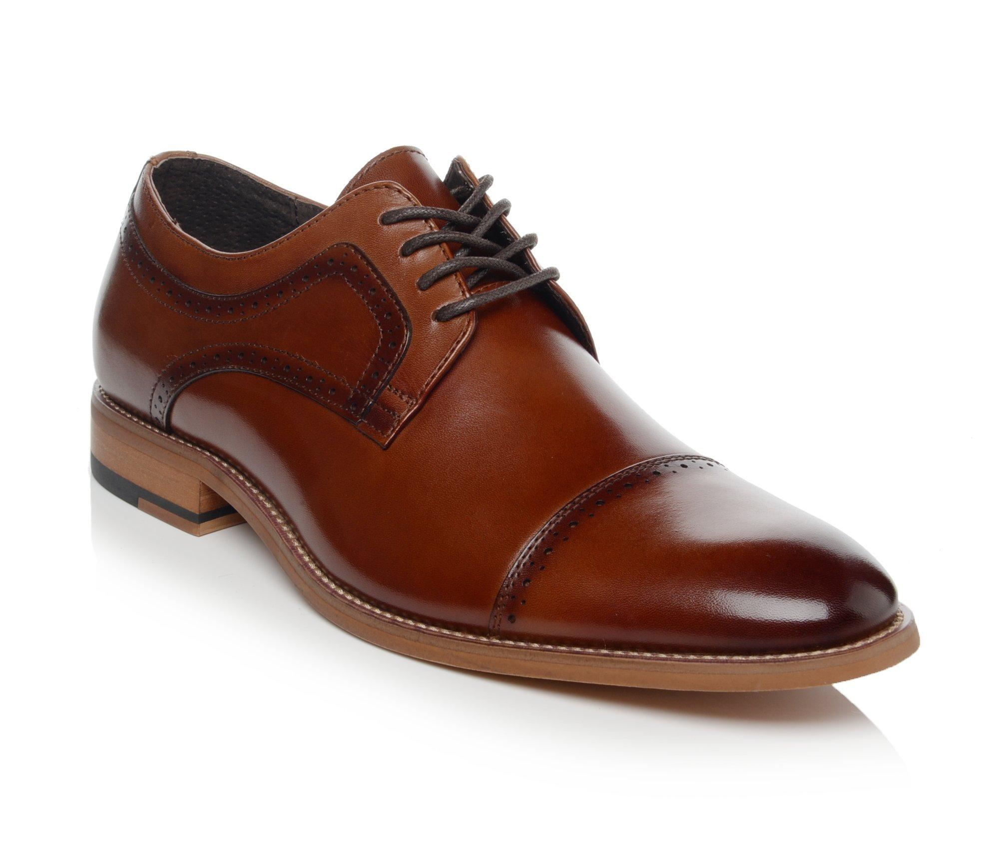 stacy adams cognac shoes