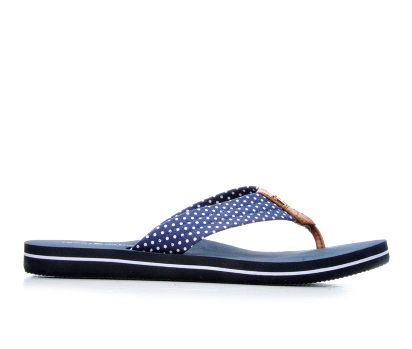 Tommy hilfiger flip hot sale flops ladies sale