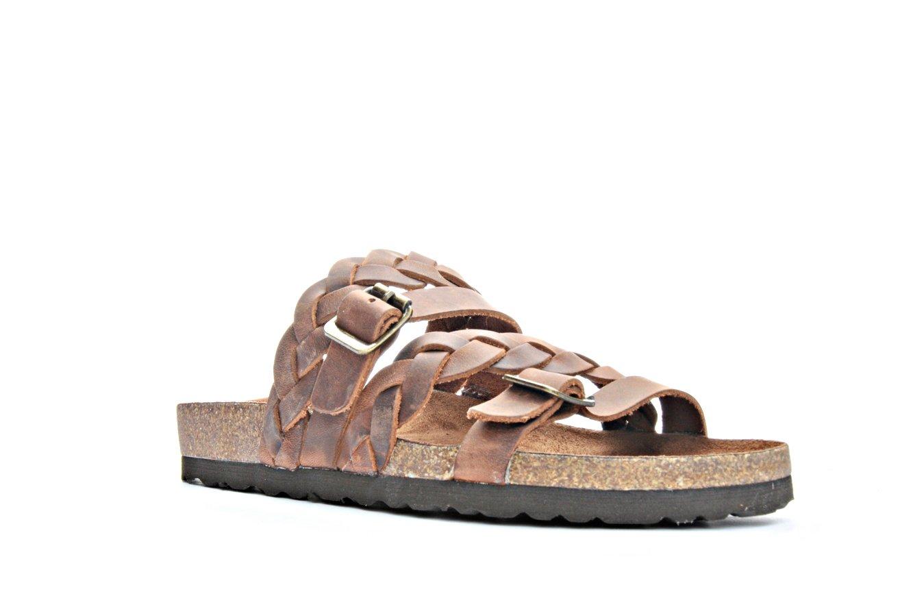 Women's White Mountain Strappy Footbed Sandals