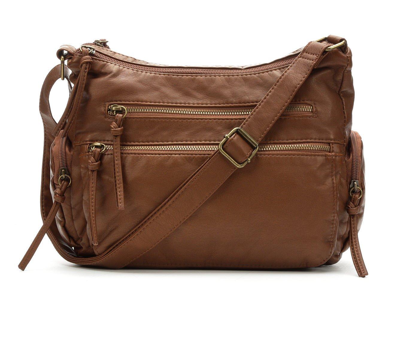 Bueno Of California Multi Zip Pocket Crossbody Bag