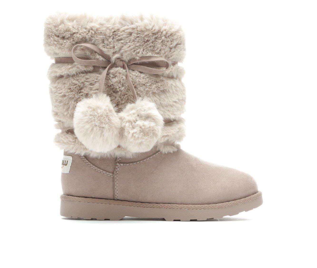 Girls snow boots outlet with fur