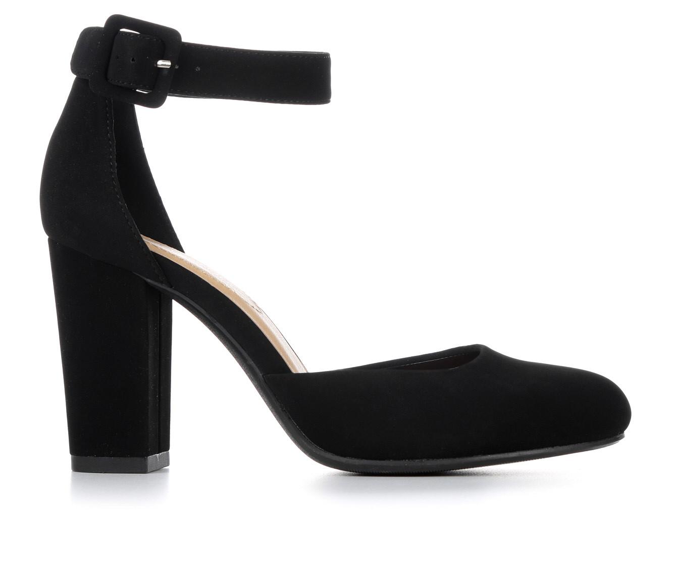 Black heels outlet with closed toe