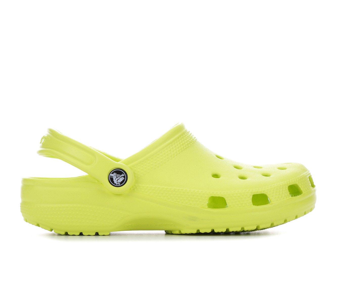 Yellow best sale fuzzy crocs