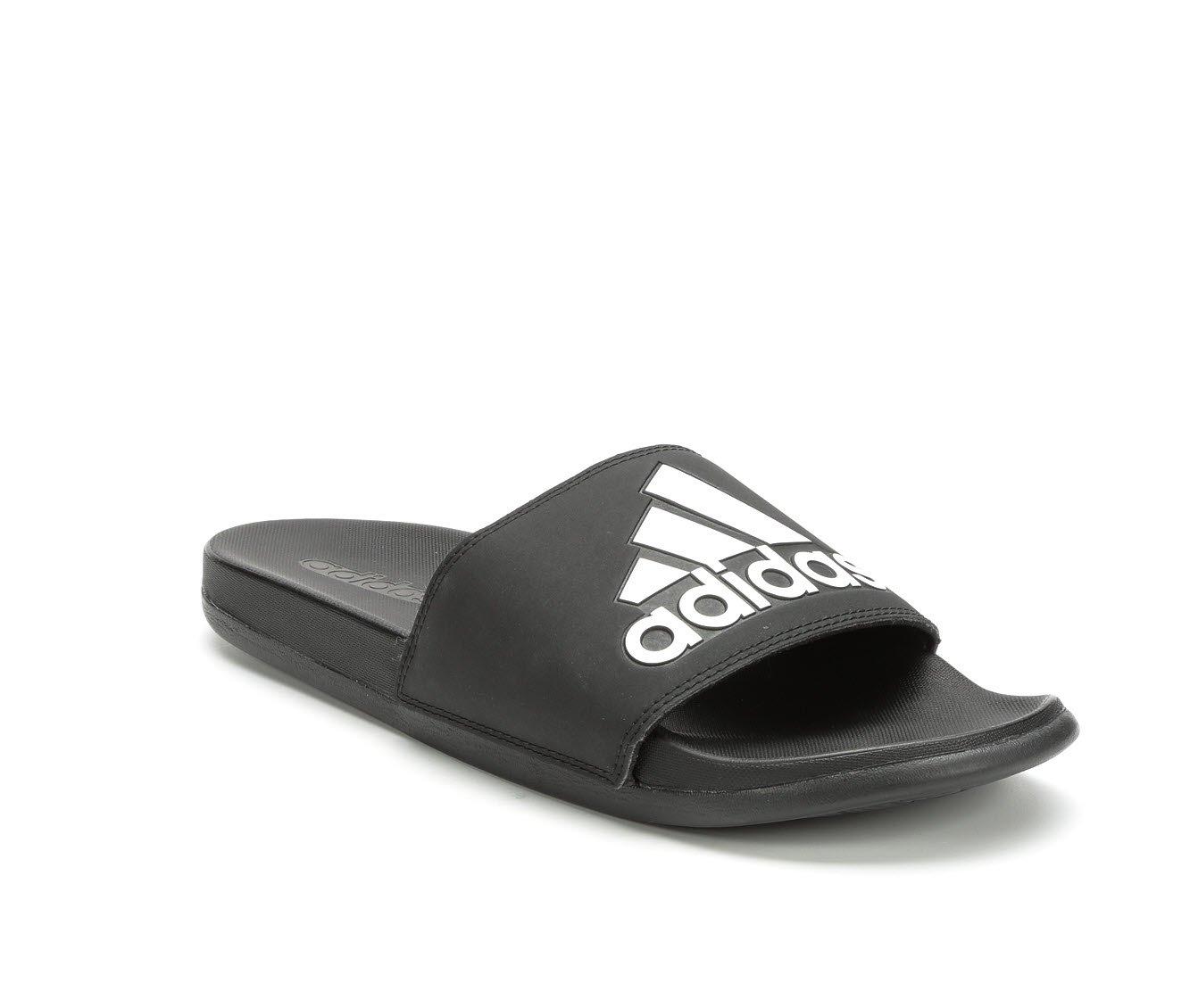 hvorfor ikke support energi Men's Adidas Adilette Cloudfoam + Logo Sport Slides