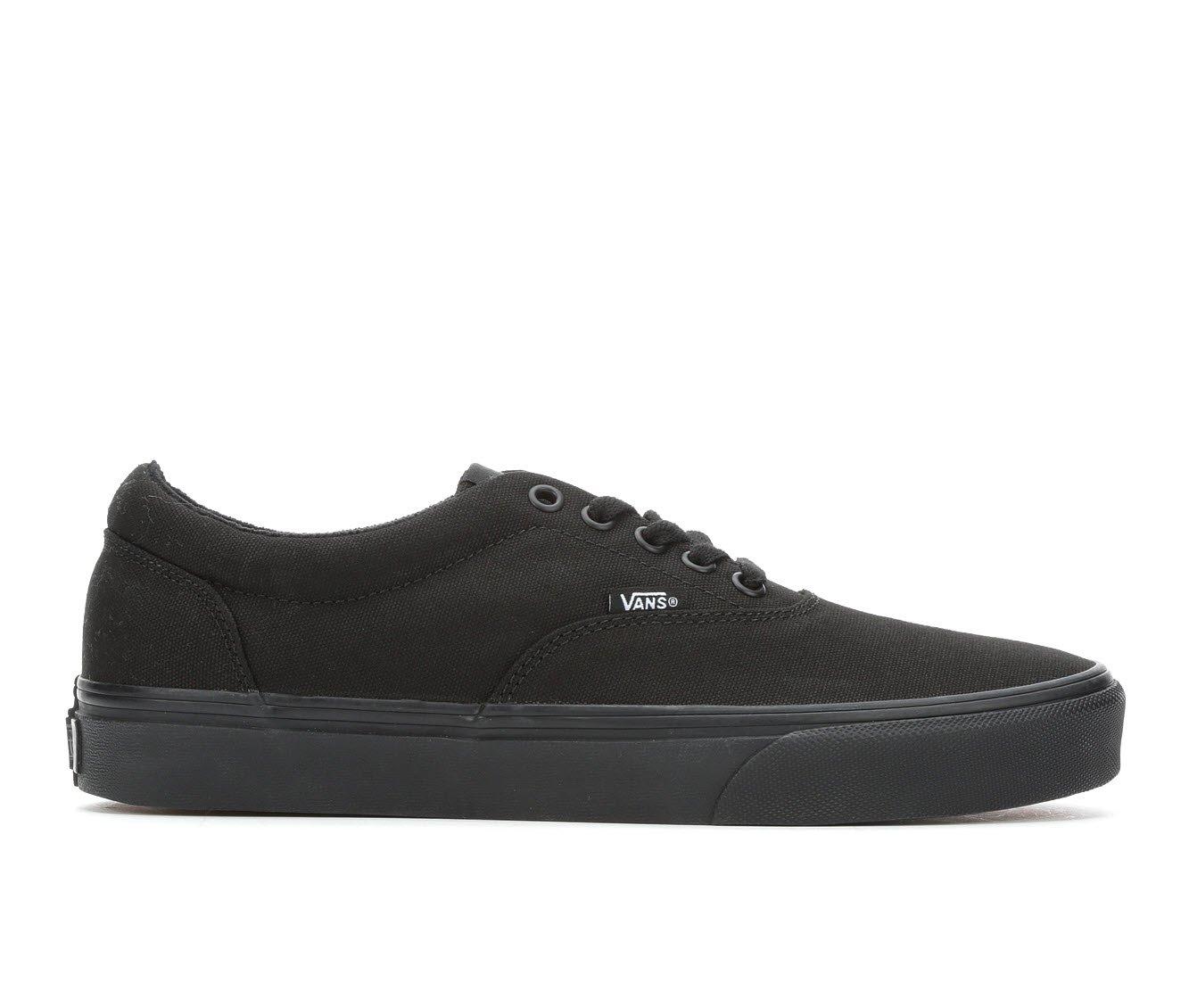 Mens vans best sale shoes black