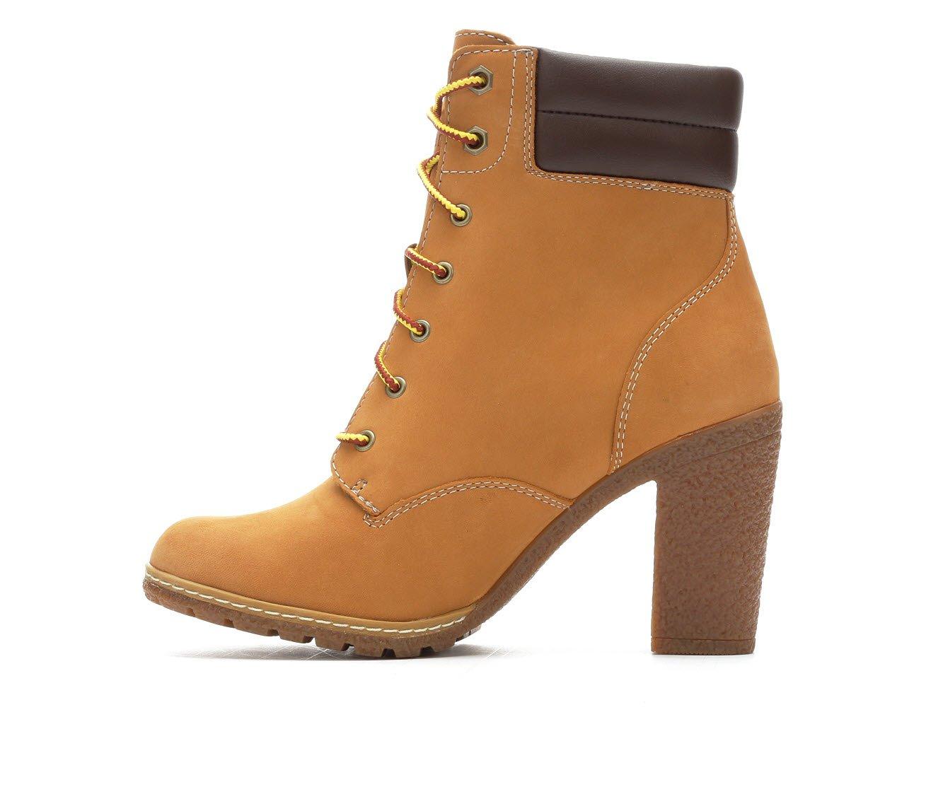 female timberland boots with heels