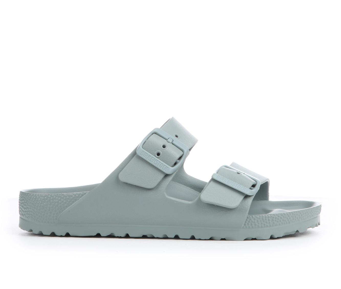 シューズ・サンダルその他 BIRKENSTOCK Woman Flat sandals Grey 1027696 BIRKENSTOCK Women's Arizona Birko-Flor Narrow Gray 1027696